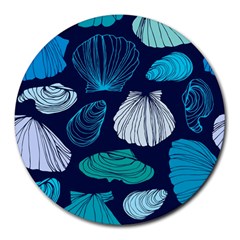 Mega Menu Seashells Round Mousepads