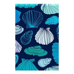 Mega Menu Seashells Shower Curtain 48  X 72  (small)  by Mariart