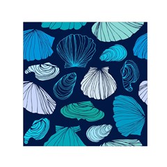 Mega Menu Seashells Small Satin Scarf (square) by Mariart