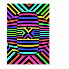 Optical Illusion Line Wave Chevron Rainbow Colorfull Large Garden Flag (two Sides) by Mariart