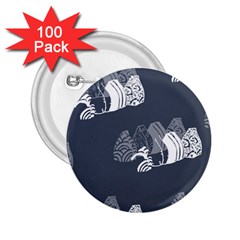Japan Food Sashimi 2 25  Buttons (100 Pack) 