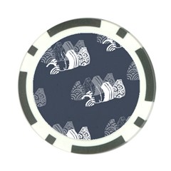 Japan Food Sashimi Poker Chip Card Guard by Mariart