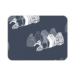 Japan Food Sashimi Double Sided Flano Blanket (Mini) 