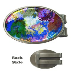 Color mix canvas                           Money Clip (Oval)