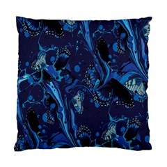 Pattern Butterfly Blue Stone Standard Cushion Case (two Sides)