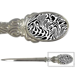 Psychedelic Zebra Black White Line Letter Openers