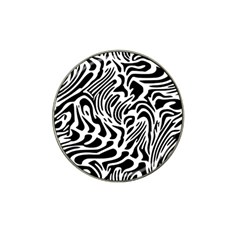 Psychedelic Zebra Black White Line Hat Clip Ball Marker (10 pack)