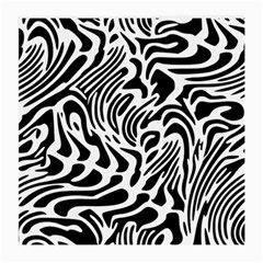 Psychedelic Zebra Black White Line Medium Glasses Cloth (2-Side)