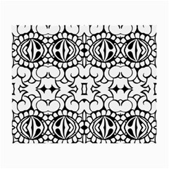 Psychedelic Pattern Flower Crown Black Flower Small Glasses Cloth