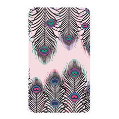 Peacock Feather Pattern Pink Love Heart Memory Card Reader