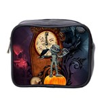 Funny Mummy With Skulls, Crow And Pumpkin Mini Toiletries Bag 2-Side