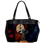 Funny Mummy With Skulls, Crow And Pumpkin Office Handbags