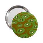 Relativity Pattern Moon Star Polka Dots Green Space 2.25  Handbag Mirrors Front