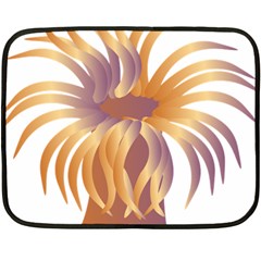 Sea Anemone Double Sided Fleece Blanket (mini) 