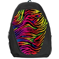 Rainbow Zebra Backpack Bag by Mariart