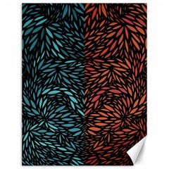 Square Pheonix Blue Orange Red Canvas 12  X 16   by Mariart