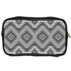 Triangle Wave Chevron Grey Sign Star Toiletries Bags 2-side