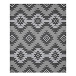 Triangle Wave Chevron Grey Sign Star Shower Curtain 60  x 72  (Medium)  60 x72  Curtain