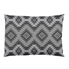 Triangle Wave Chevron Grey Sign Star Pillow Case (two Sides)