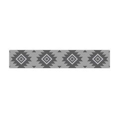 Triangle Wave Chevron Grey Sign Star Flano Scarf (mini) by Mariart