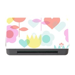 Tulip Lotus Sunflower Flower Floral Staer Love Pink Red Blue Green Memory Card Reader With Cf by Mariart