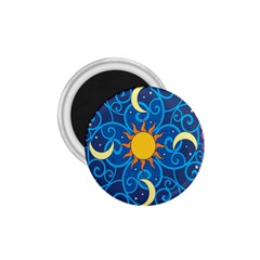 Sun Moon Star Space Vector Clipart 1 75  Magnets