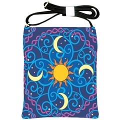 Sun Moon Star Space Vector Clipart Shoulder Sling Bags by Mariart
