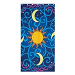 Sun Moon Star Space Vector Clipart Shower Curtain 36  x 72  (Stall)  Curtain(36 X72 ) - 33.26 x66.24  Curtain(36 X72 )