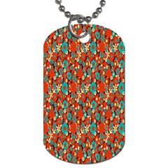 Surface Patterns Bright Flower Floral Sunflower Dog Tag (one Side)