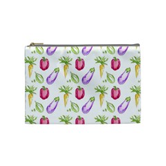 Vegetable Pattern Carrot Cosmetic Bag (medium)  by Mariart