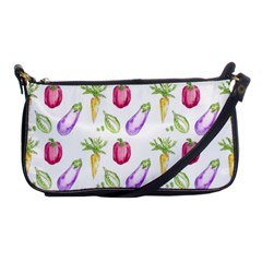Vegetable Pattern Carrot Shoulder Clutch Bags by Mariart