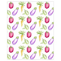 Vegetable Pattern Carrot Drawstring Bag (small) by Mariart