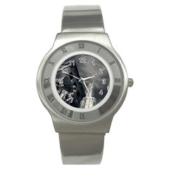 Chicago Skyline Tall Buildings Stainless Steel Watch by BangZart