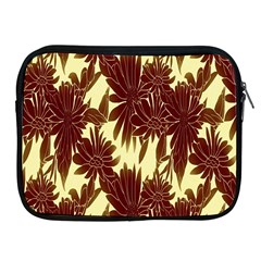 Floral Pattern Background Apple Ipad 2/3/4 Zipper Cases