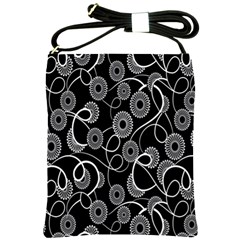 Floral Pattern Background Shoulder Sling Bags by BangZart