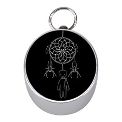 Voodoo Dream-catcher  Mini Silver Compasses by Valentinaart