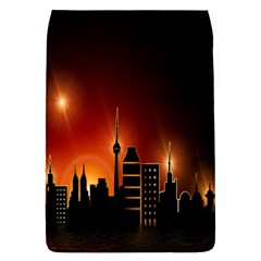 Gold Golden Skyline Skyscraper Flap Covers (l) 