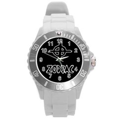 Zodiac Killer  Round Plastic Sport Watch (l) by Valentinaart