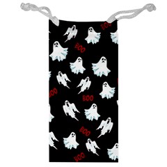 Ghost Pattern Jewelry Bag by Valentinaart