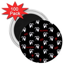 Death Pattern - Halloween 2 25  Magnets (100 Pack)  by Valentinaart