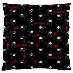 Death Pattern - Halloween Standard Flano Cushion Case (two Sides) by Valentinaart
