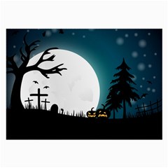 Halloween Landscape Large Glasses Cloth (2-side)