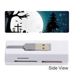 Halloween Landscape Memory Card Reader (stick)  by Valentinaart