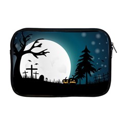 Halloween Landscape Apple Macbook Pro 17  Zipper Case by Valentinaart