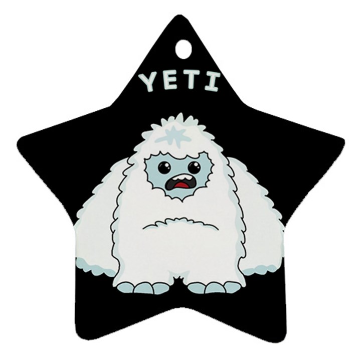 Yeti Ornament (Star)