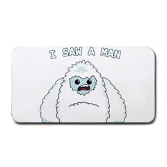 Yeti - I Saw A Man Medium Bar Mats by Valentinaart