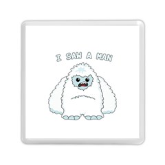Yeti - I Saw A Man Memory Card Reader (square)  by Valentinaart