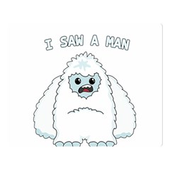 Yeti - I Saw A Man Double Sided Flano Blanket (large) 