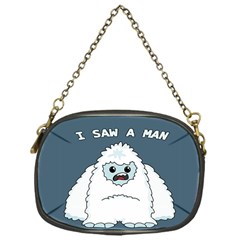 Yeti - I Saw A Man Chain Purses (one Side)  by Valentinaart