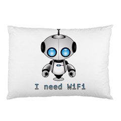 Cute Robot Pillow Case (two Sides) by Valentinaart